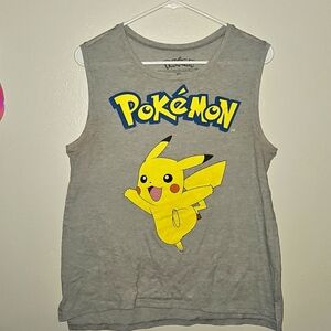 Pokemon Pikachu Sleeveless Top Anime Shirt